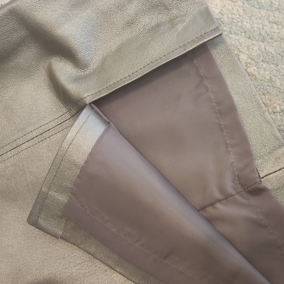 Vintage David Benjamin Leather Skirt - Picture 8 of 8